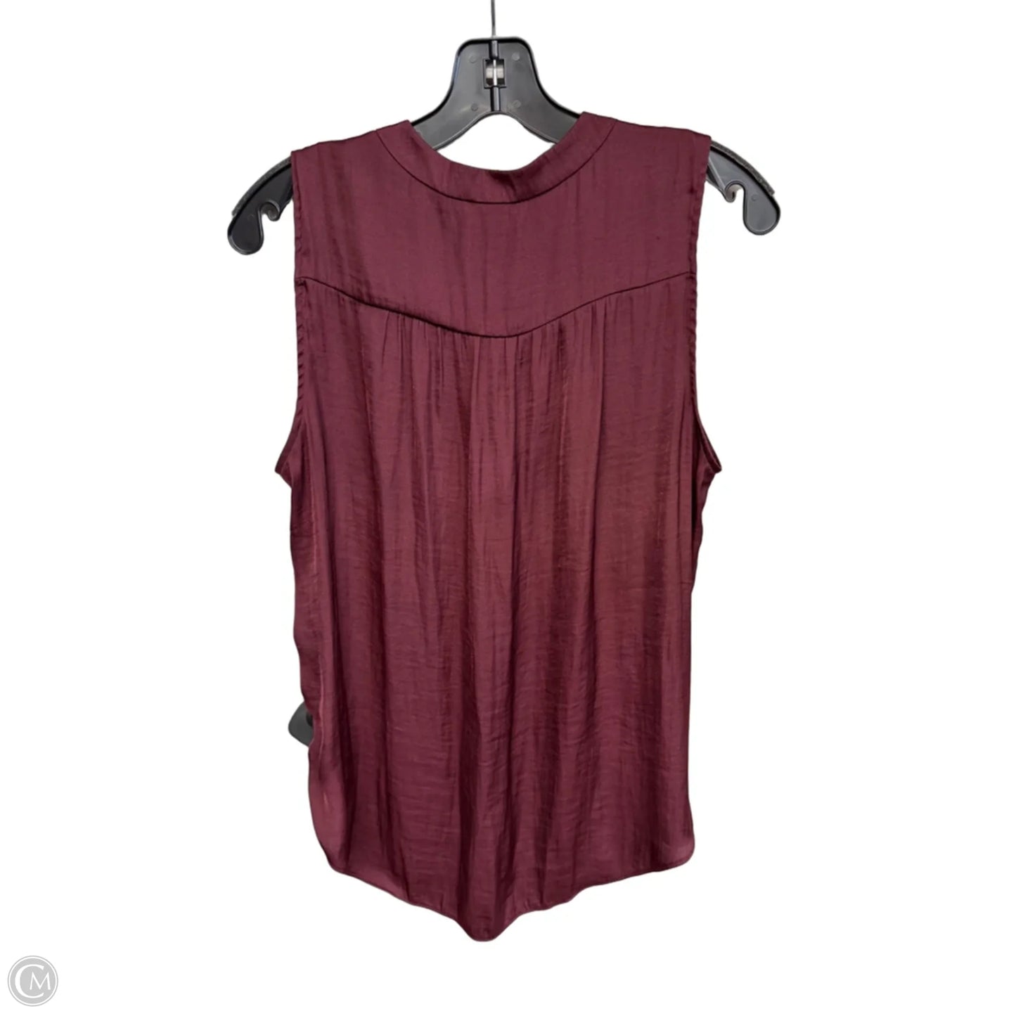 Top Sleeveless By Vince Camuto In Maroon, Size: M