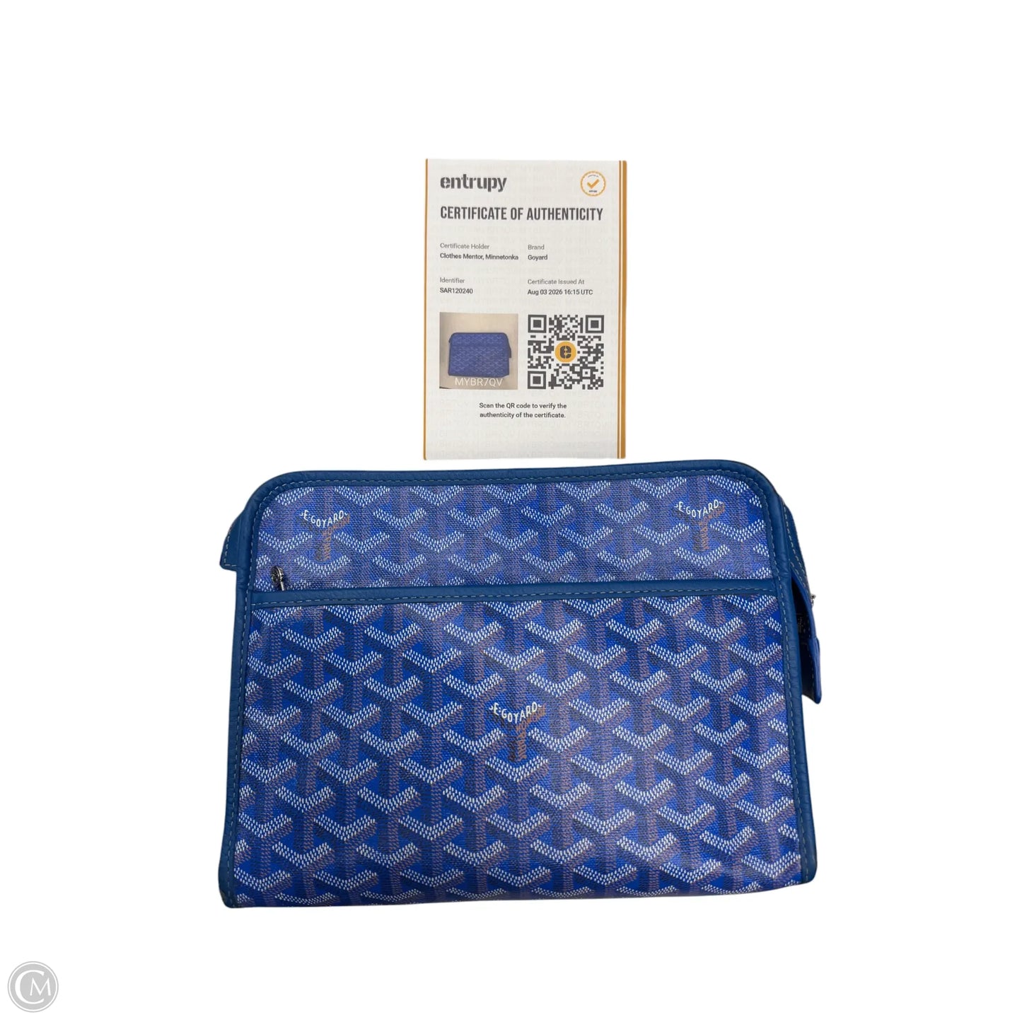 Wristlet Luxury Designer By Goyard, Size: Large