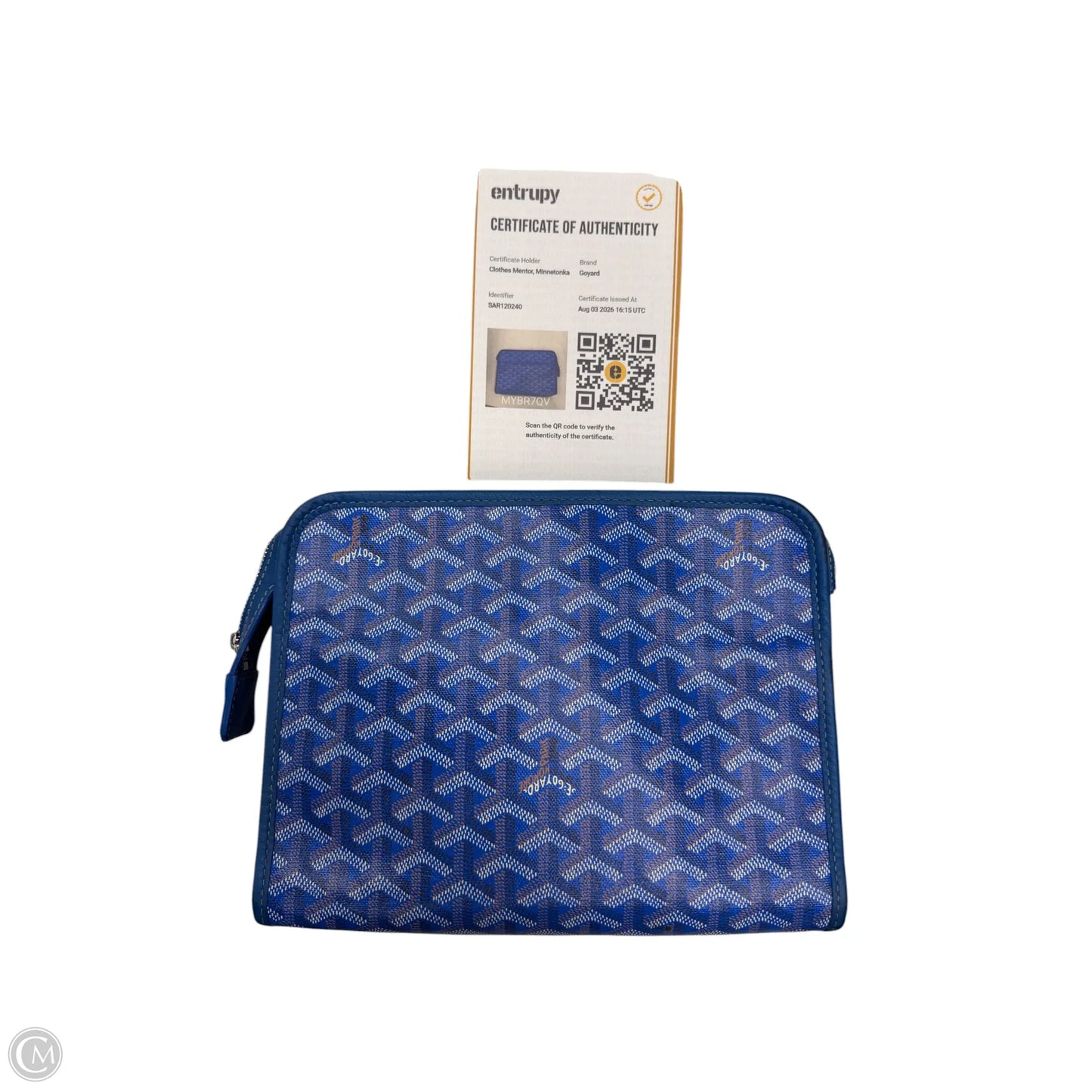 Wristlet Luxury Designer By Goyard, Size: Large