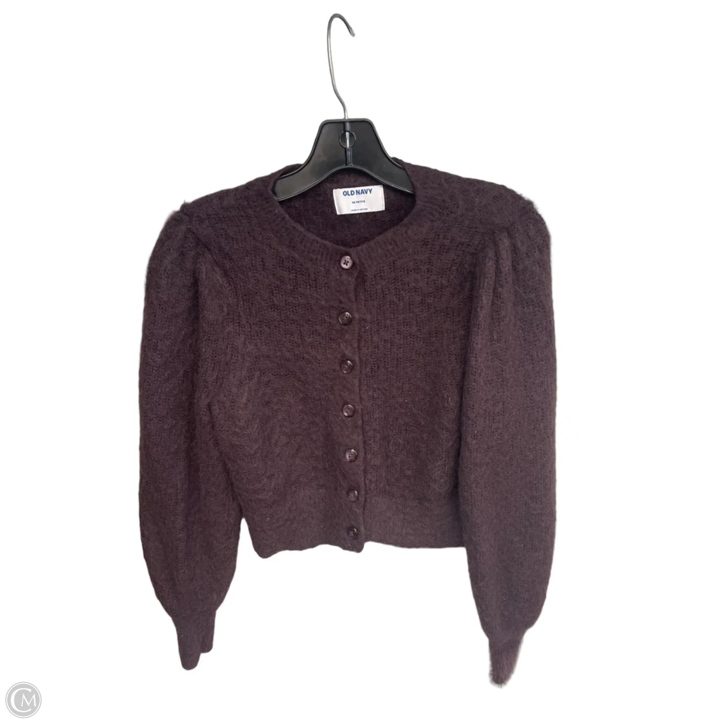 Sweater Cardigan By Old Navy In Purple, Size: Xsp