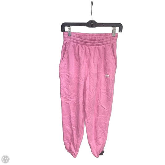 Athletic Pants By Nike Apparel In Pink, Size: L