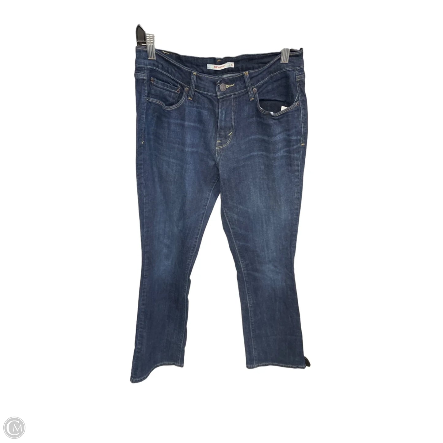 Jeans Boot Cut By Levis In Blue Denim, Size: 6