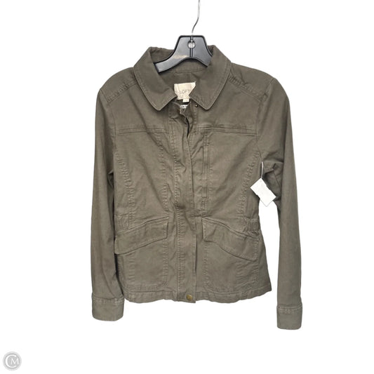 Jacket Utility By Loft In Green, Size: S