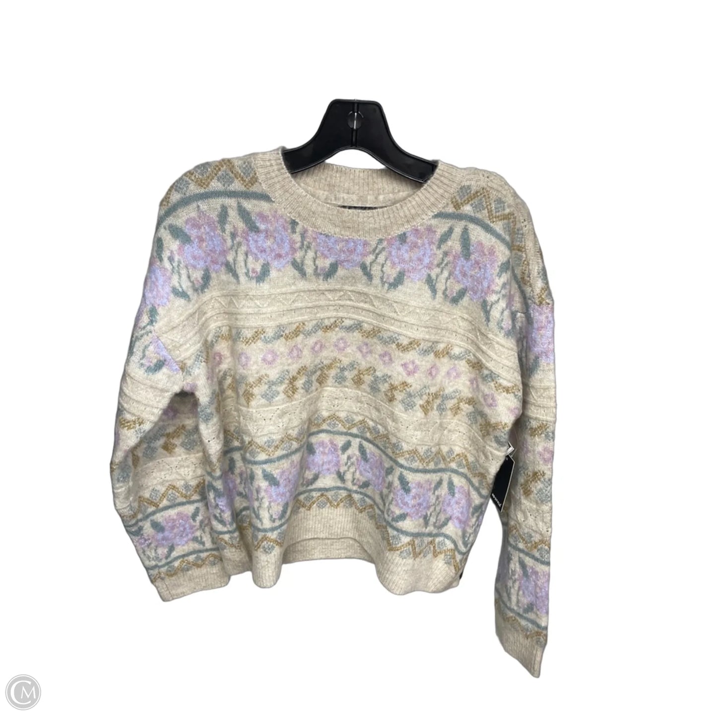 Sweater By Rd Style In Cream, Size: M