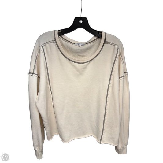Sweater By Z Supply In Cream, Size: L