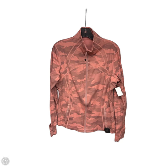 Athletic Jacket By Lululemon In Pink, Size: 16