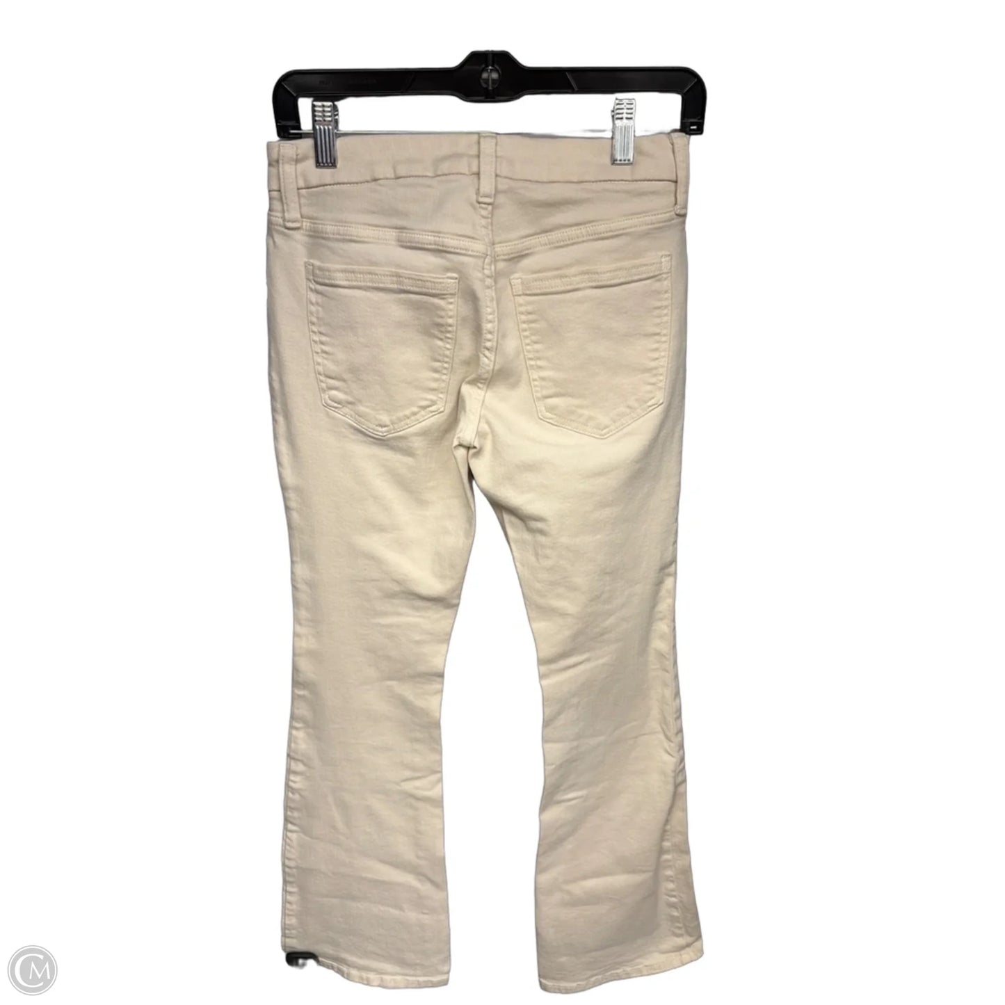 Jeans Boot Cut By J. Crew In Cream Denim, Size: 0