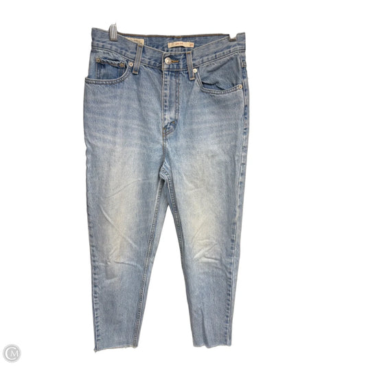Jeans Straight By Levis In Blue Denim, Size: 4