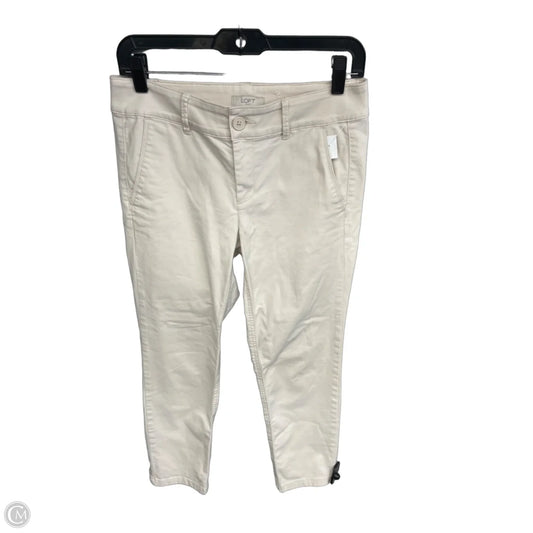 Pants Chinos & Khakis By Loft In Cream, Size: 2p