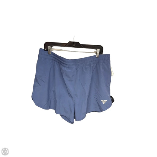 Athletic Shorts By Columbia In Blue, Size: Xl