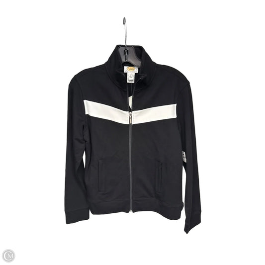 Sweatshirt Collar By Talbots In Black, Size: S