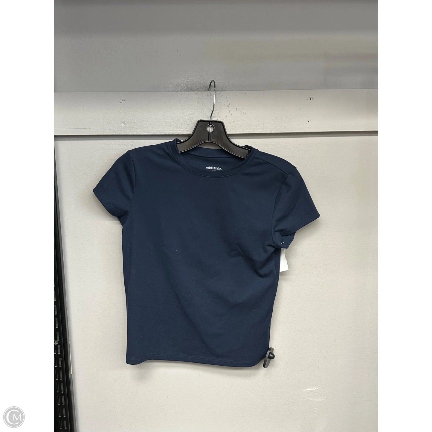 Top Short Sleeve Basic By Wild Fable In Blue, Size: M
