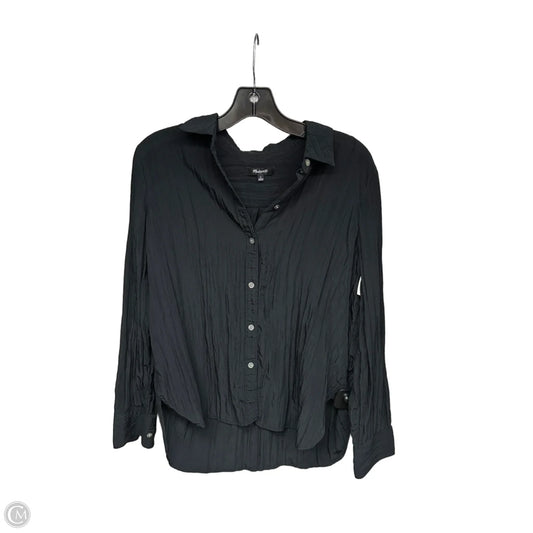 Top Long Sleeve By Madewell In Black, Size: M