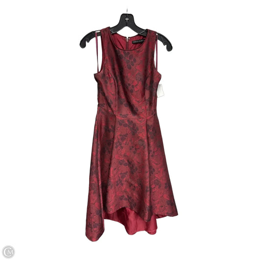 Dress Casual Midi By White House Black Market In Red, Size: 0
