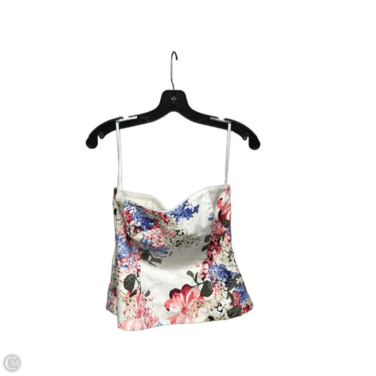 Top Sleeveless By White House Black Market In Pink & White, Size: 2