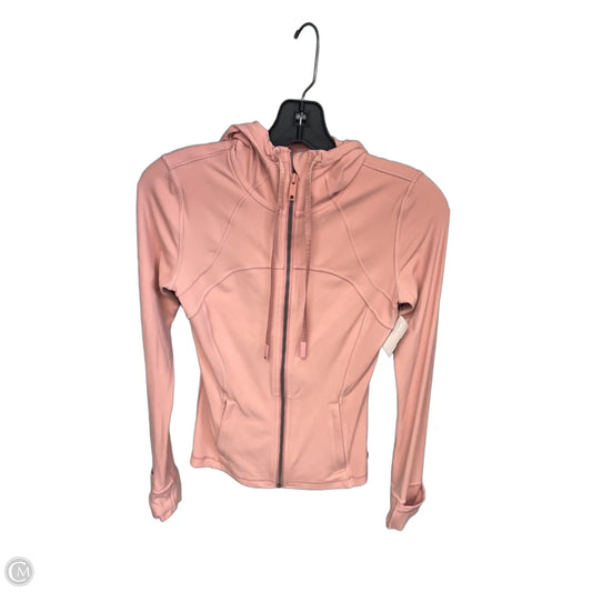 Athletic Sweatshirt Hoodie By Lululemon In Pink, Size: 4