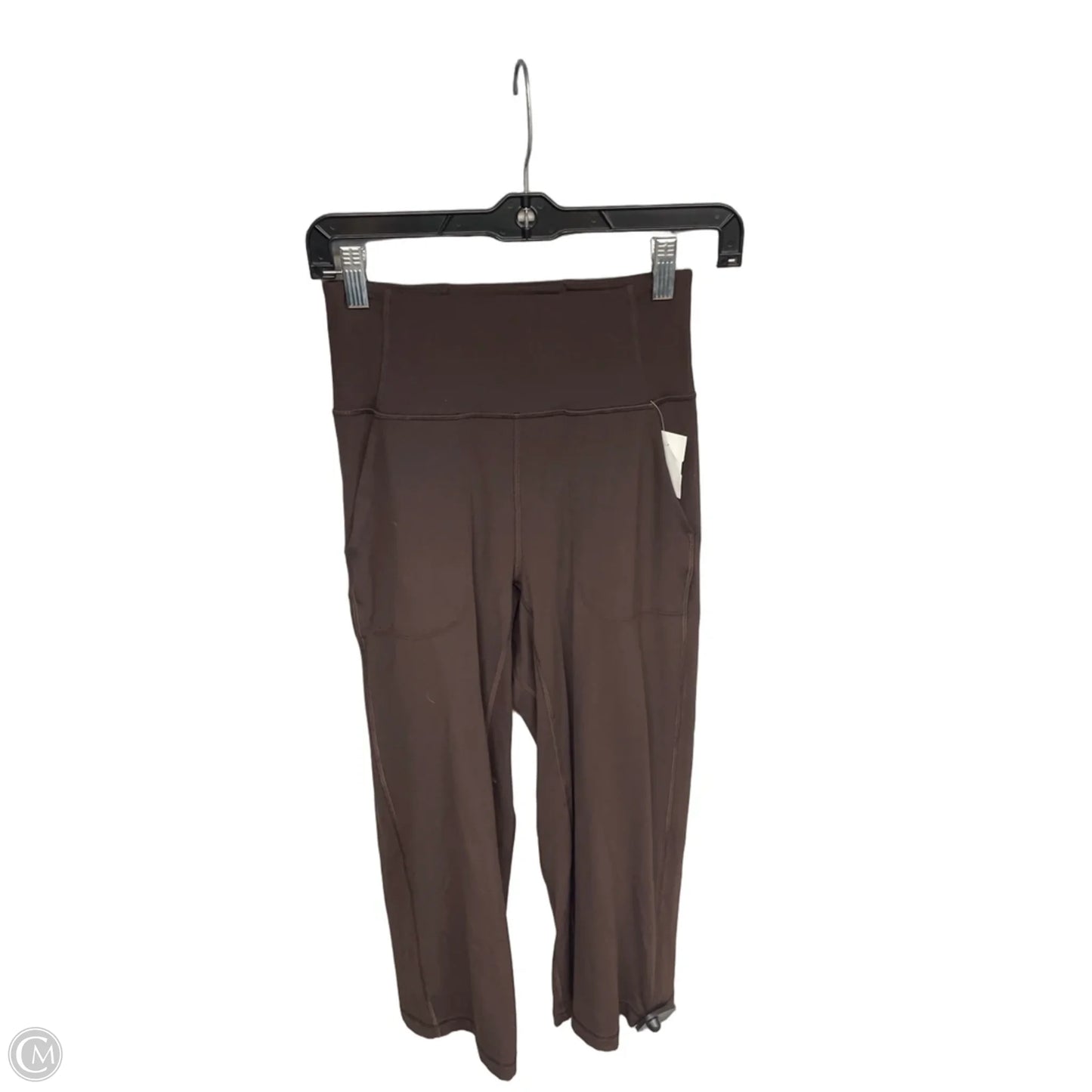 Athletic Leggings Capris By Lululemon In Brown, Size: 4