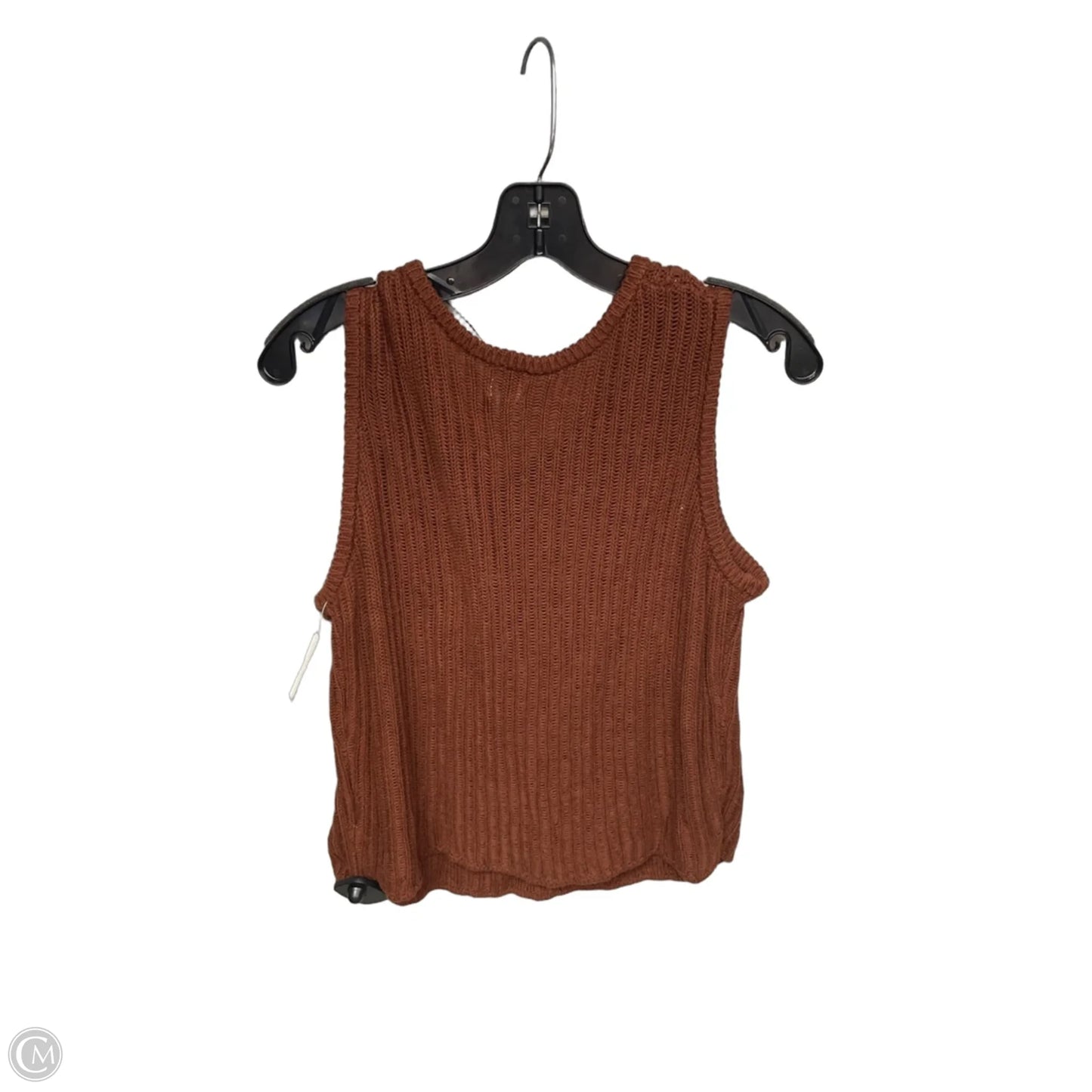 Top Sleeveless By A New Day In Brown, Size: L