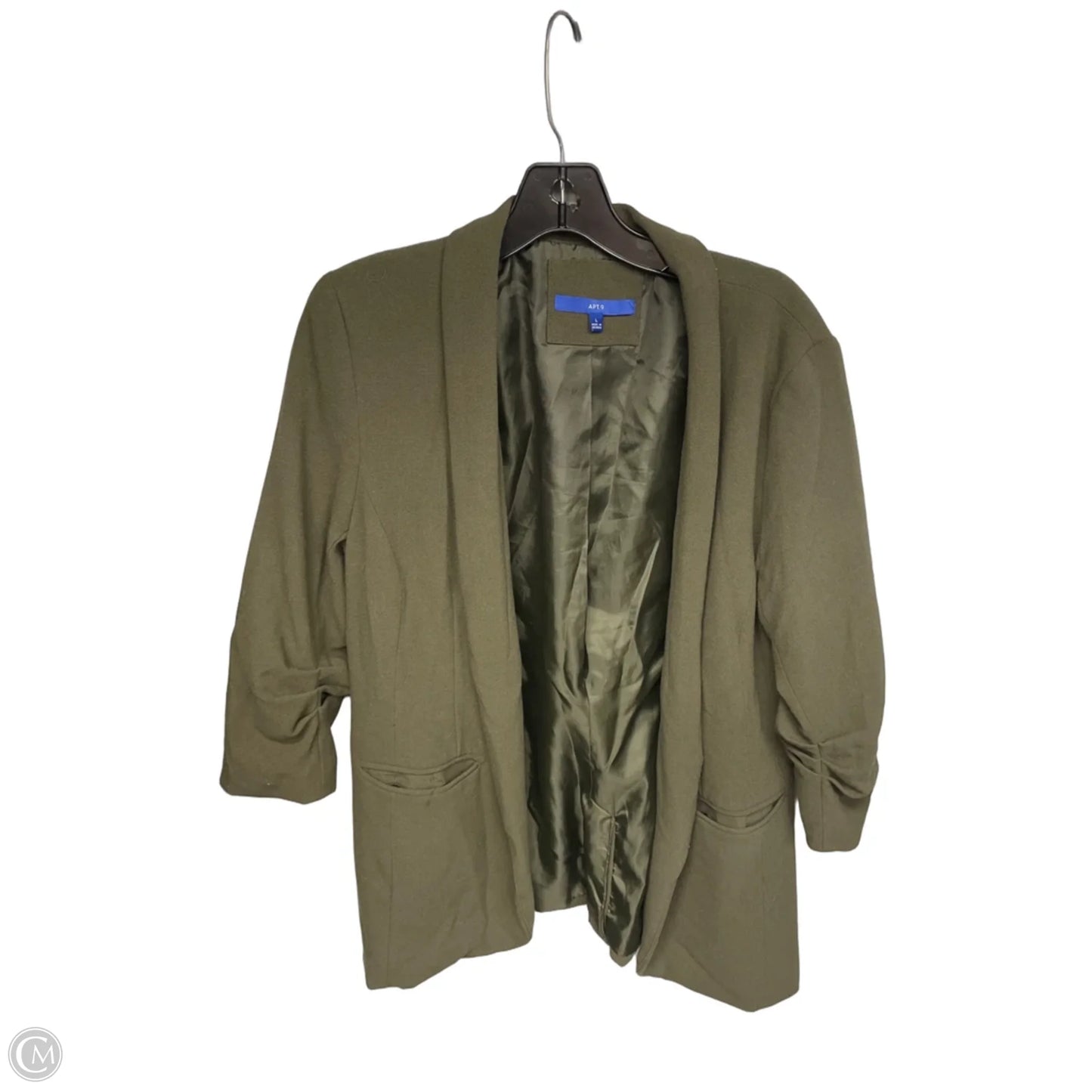 Blazer By Apt 9 In Green, Size: L