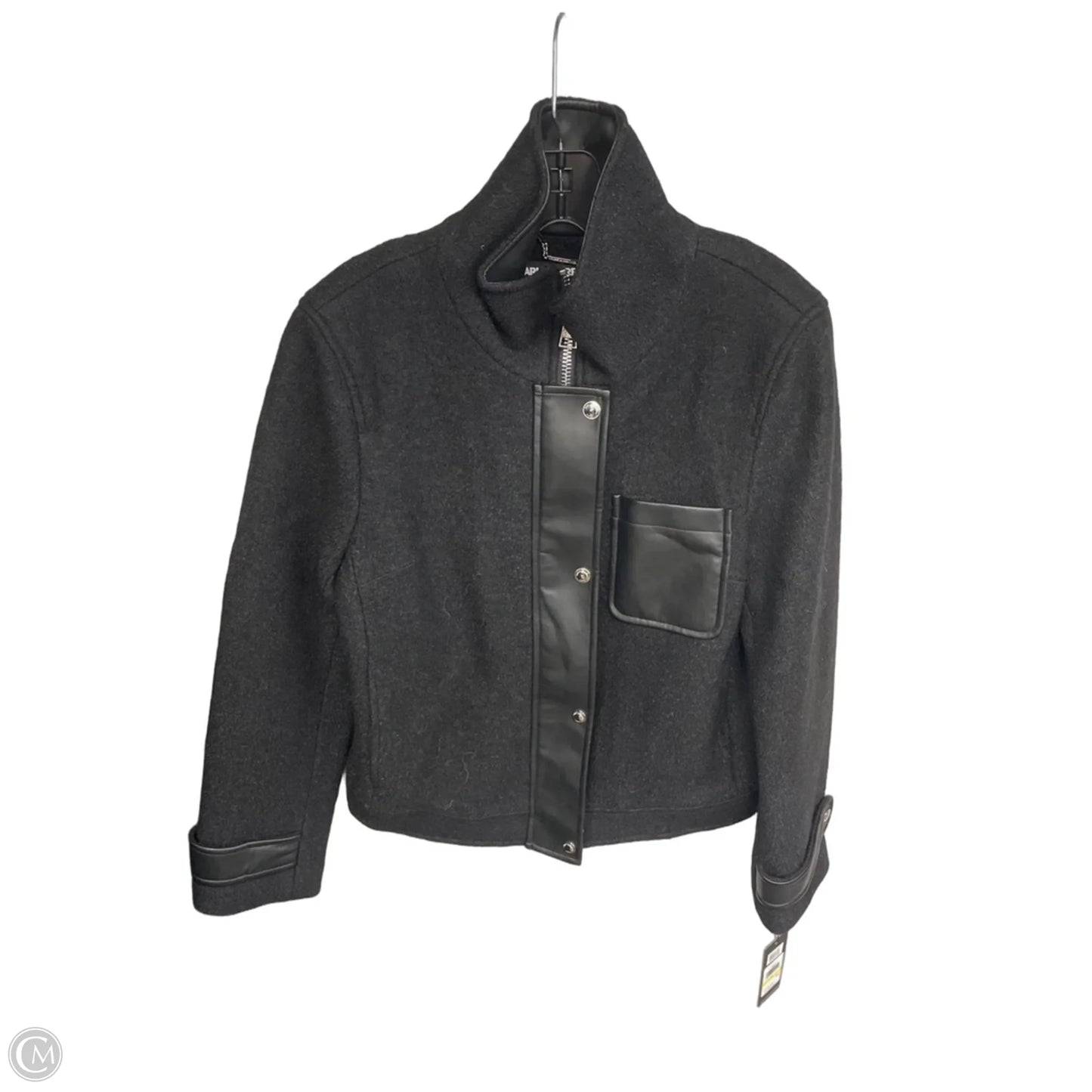 Jacket Designer By Karl Lagerfeld In Black, Size: M