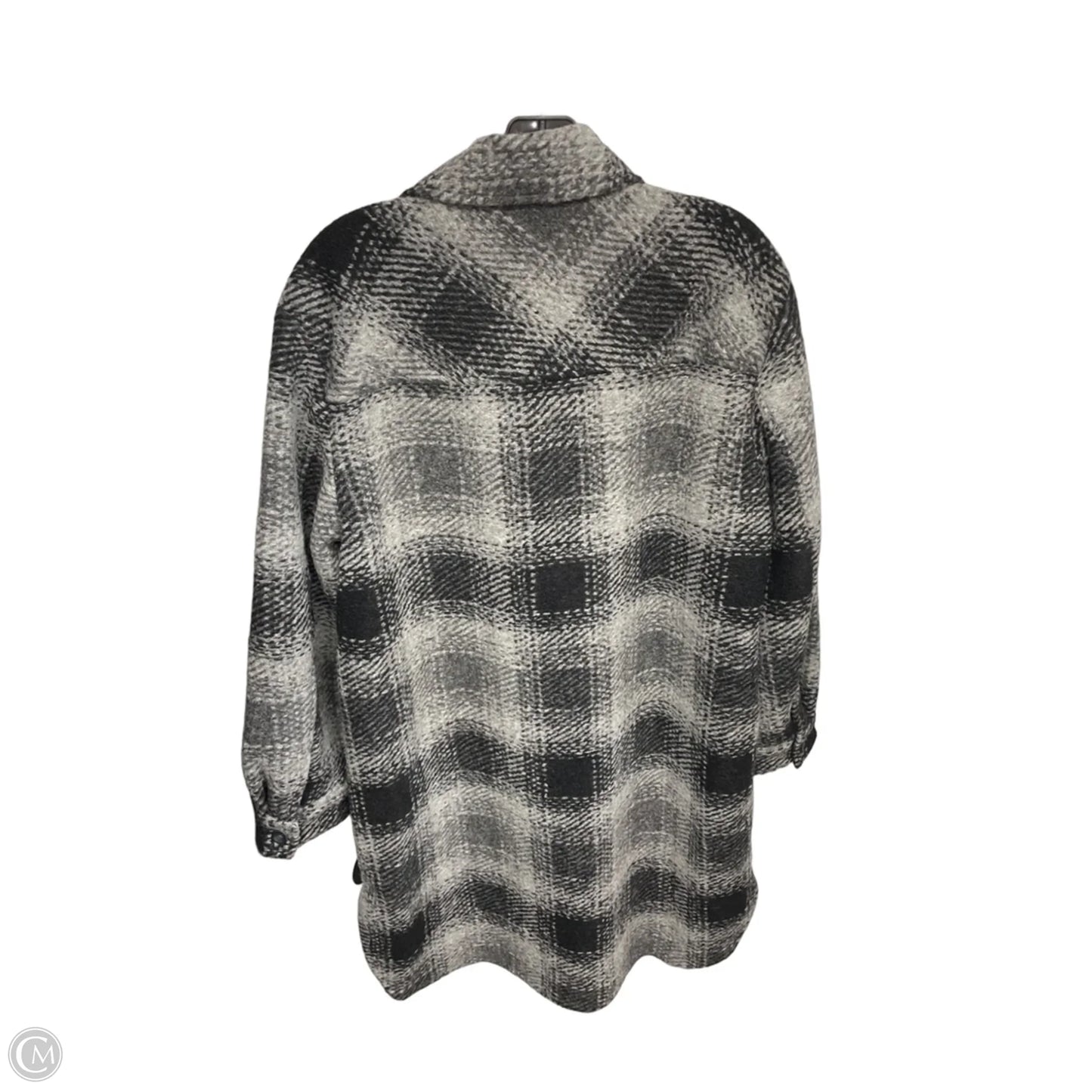 Coat Peacoat By Gap In Grey, Size: S