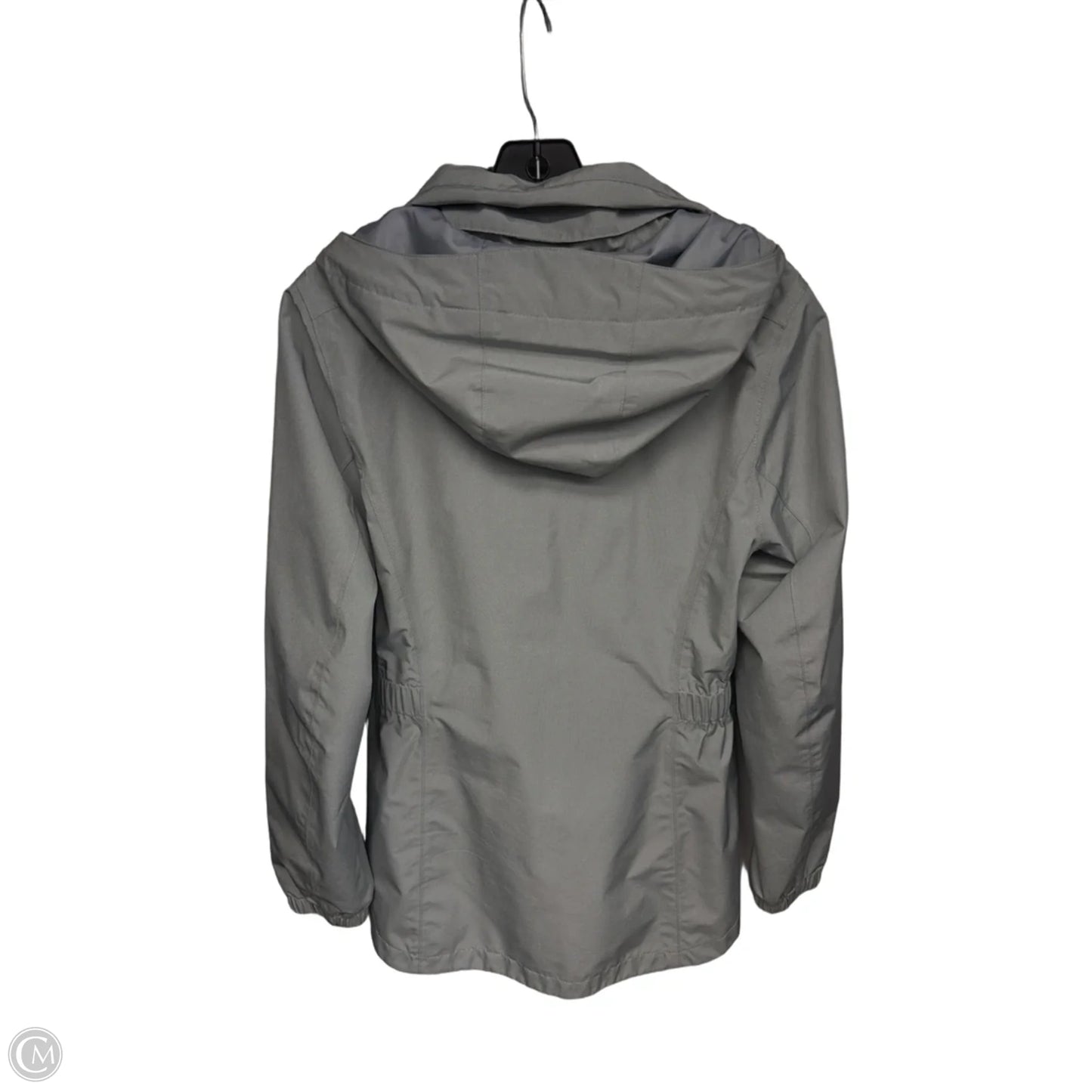 Jacket Windbreaker By Columbia In Grey, Size: M