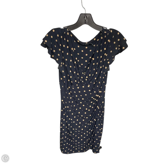 Dress Party Midi By Lauren By Ralph Lauren In Navy, Size: 10p