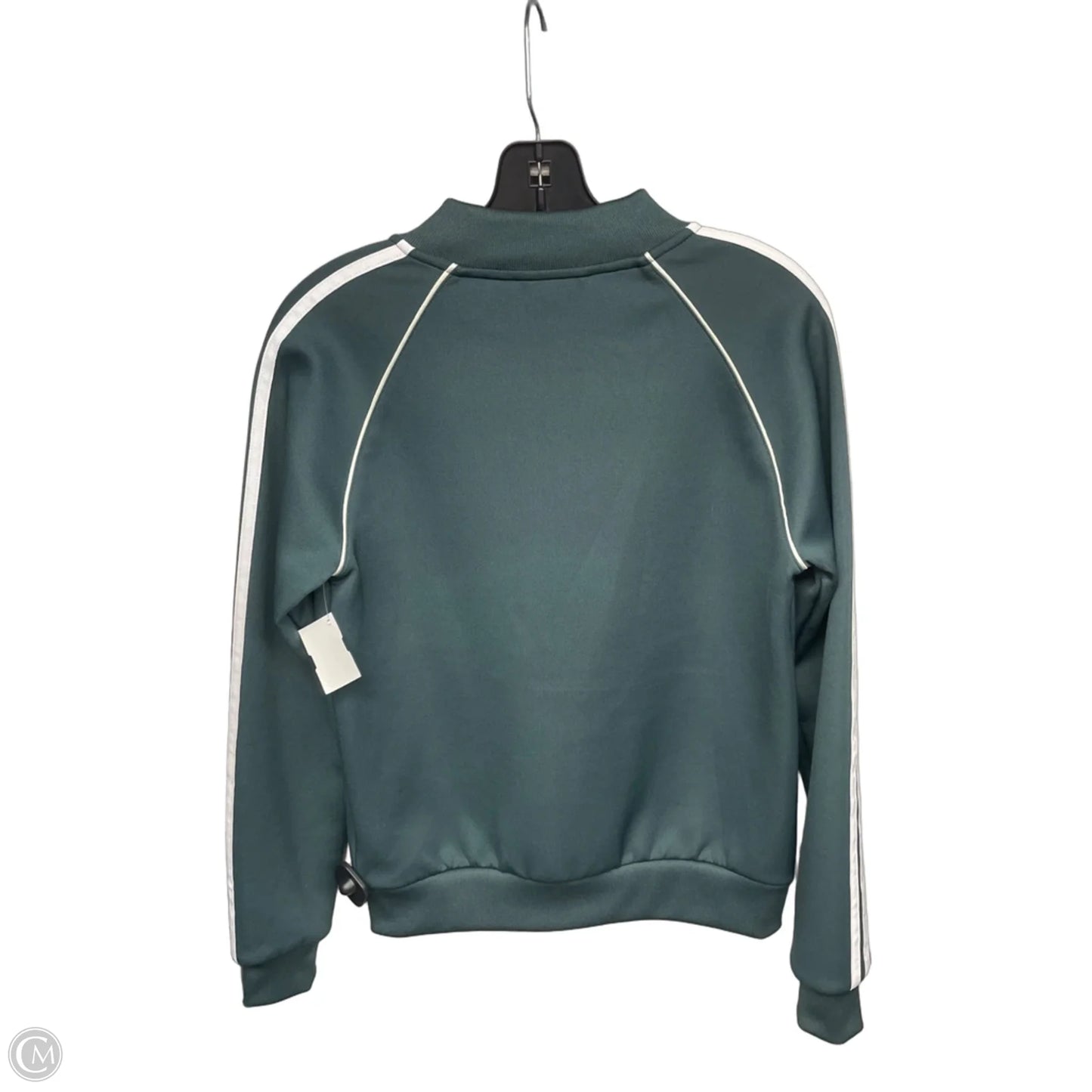 Athletic Jacket By Adidas In Green, Size: S