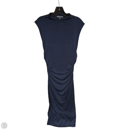 Dress Party Midi By Abercrombie And Fitch In Navy, Size: L