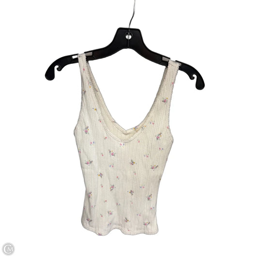 Tank Top By Universal Thread In Cream, Size: Xs
