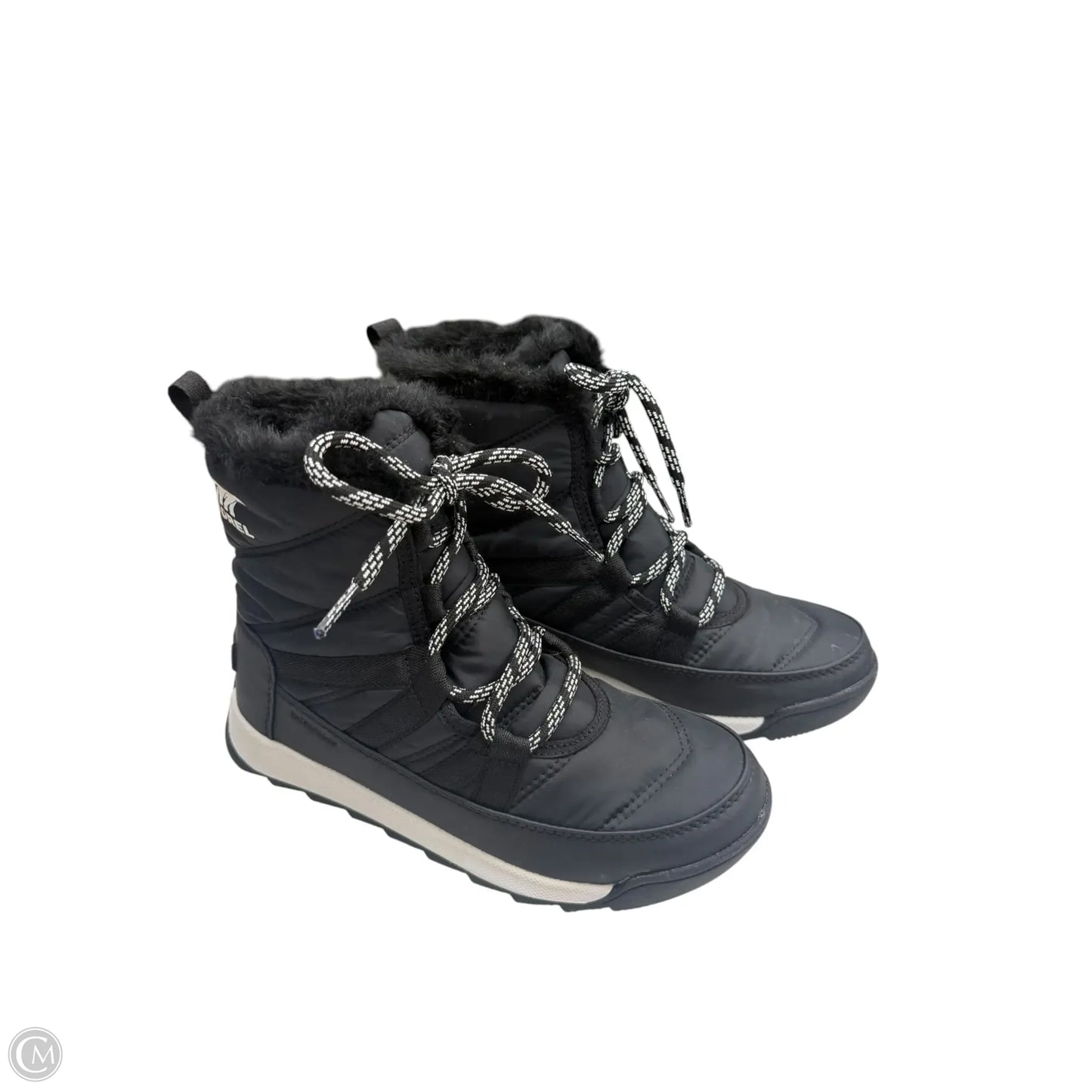 Boots Snow By Sorel In Black & White, Size: 5
