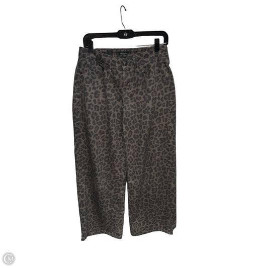 Jeans Wide Leg By Wild Fable In Animal Print, Size: 4