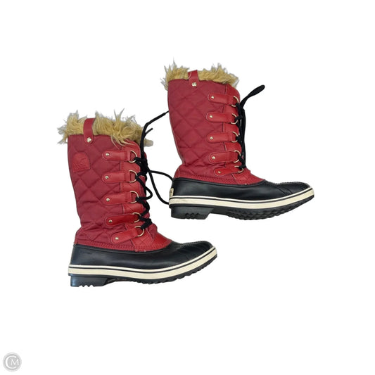 Boots Snow By Sorel In Red, Size: 10