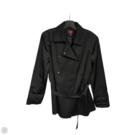 Jacket Windbreaker By Gallery In Black, Size: L