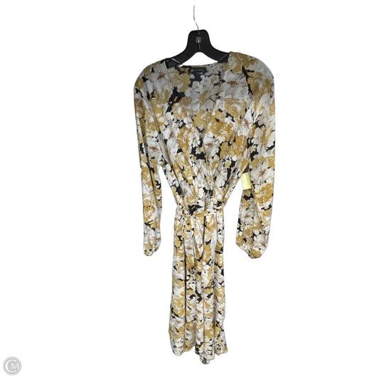 Dress Party Long By Prettygarden In White & Yellow, Size: Xl