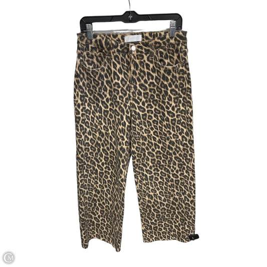 Jeans Straight By Vervet In Animal Print, Size: 6