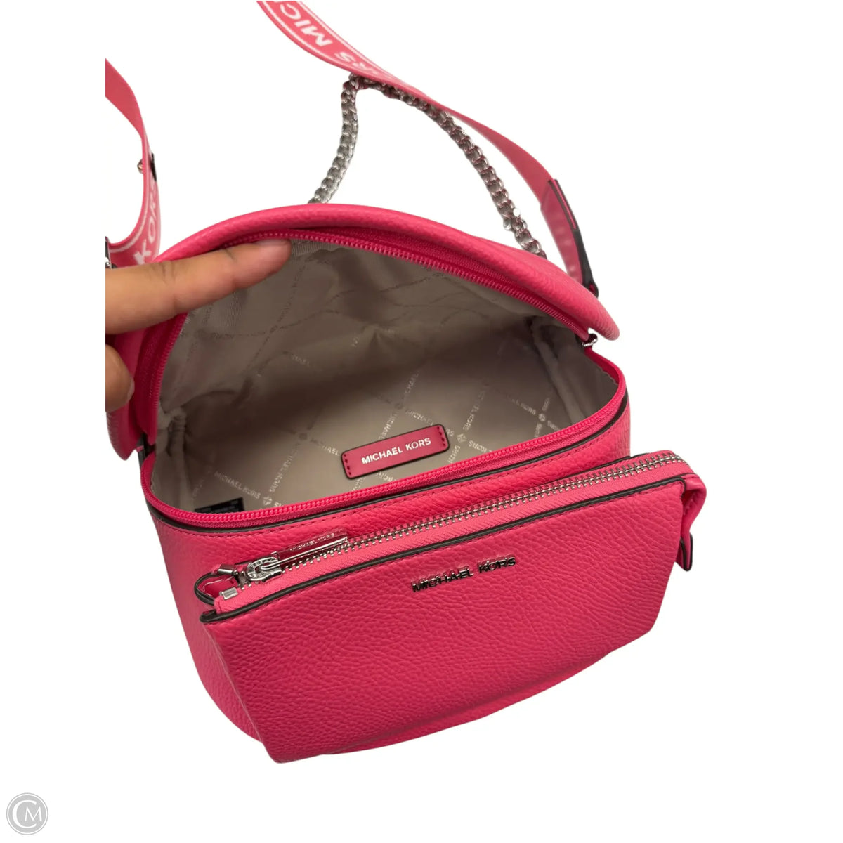 Crossbody Designer By Michael Kors, Size: Medium
