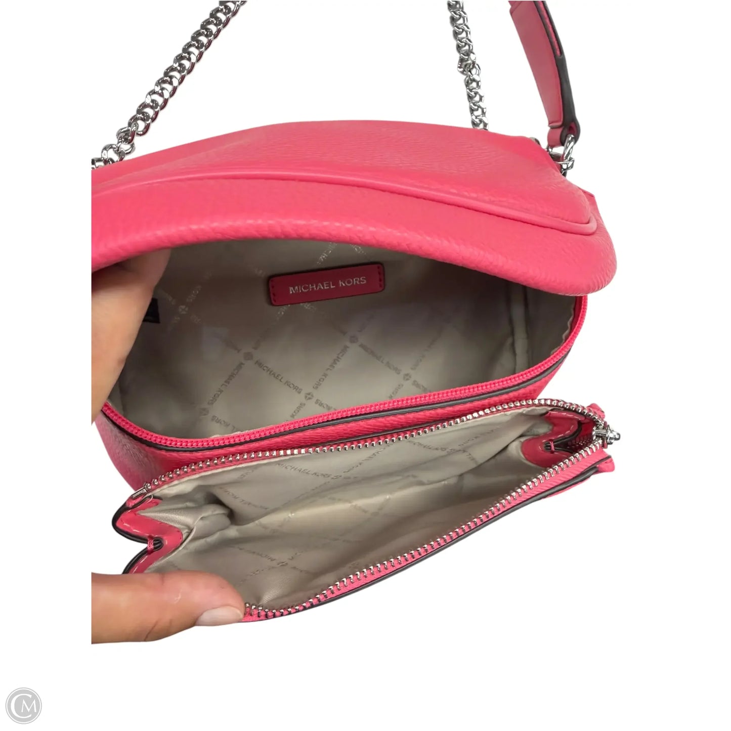 Crossbody Designer By Michael Kors, Size: Medium