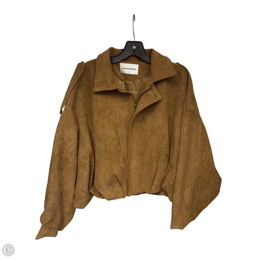 Jacket Other By Clothes Mentor In Brown, Size: L