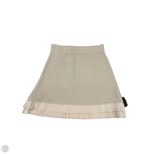 Skirt Midi By Galita Fashion In Cream & Yellow, Size: S