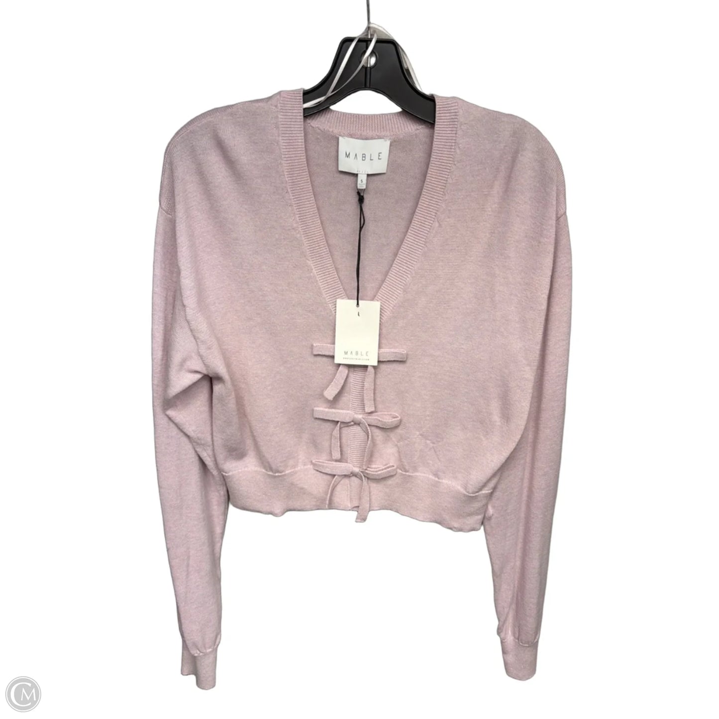 Top Long Sleeve By Mable In Pink, Size: S