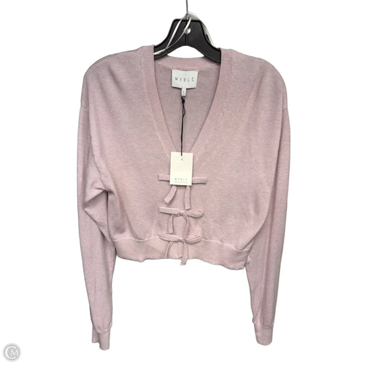 Top Long Sleeve By Mable In Pink, Size: S