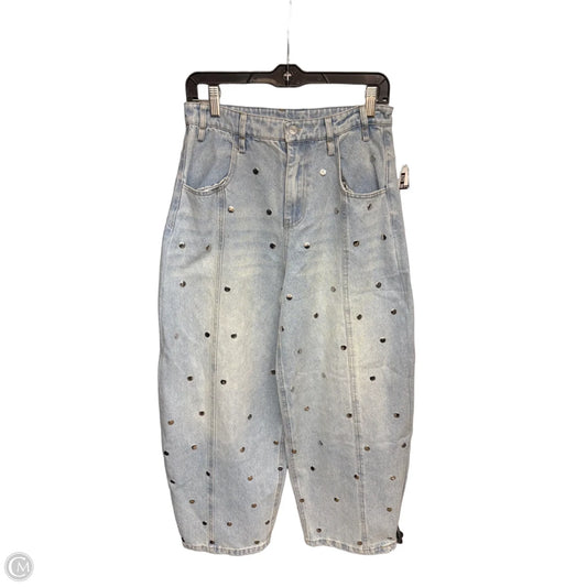 Jeans Wide Leg By Klesis In Blue Denim, Size: S