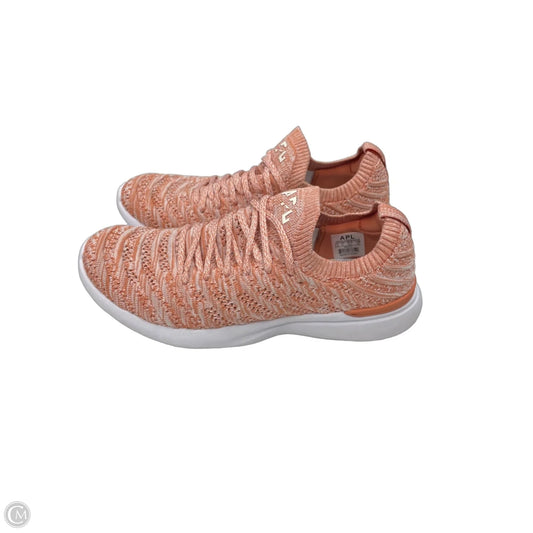 Shoes Designer By Apl In Orange, Size: 6.5