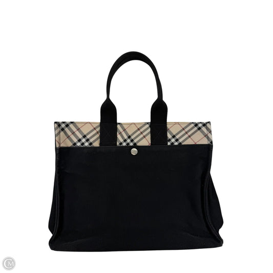 Tote Luxury Designer By Burberry, Size: Medium