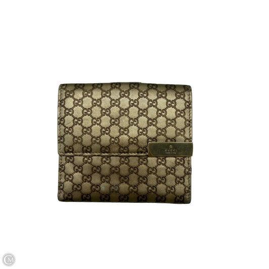 Wallet Luxury Designer By Gucci, Size: Small