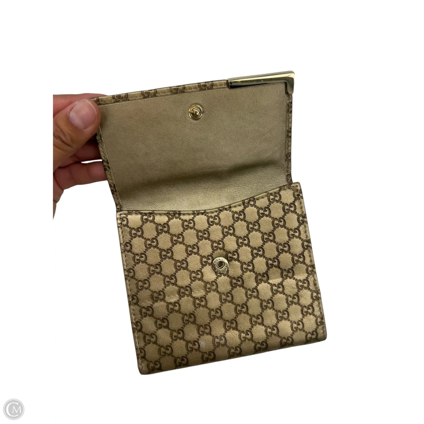 Wallet Luxury Designer By Gucci, Size: Small