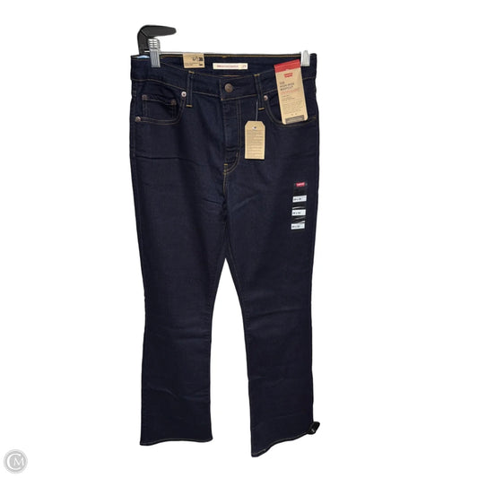 Jeans Boot Cut By Levis In Blue Denim, Size: 8