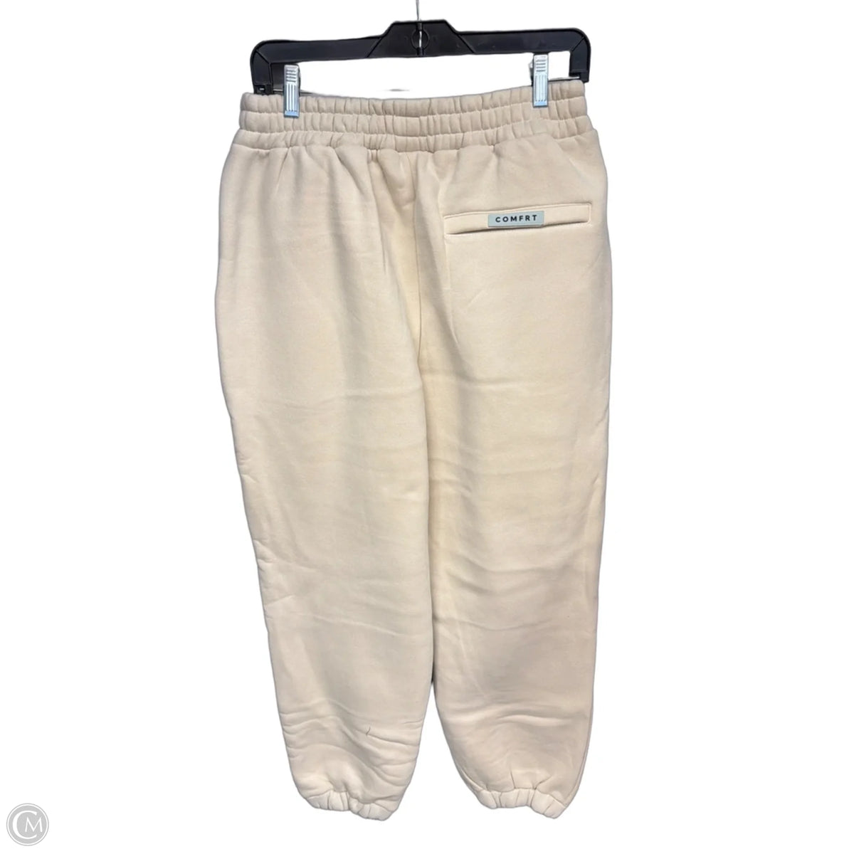 Athletic Pants By Comfrt In Cream, Size: L