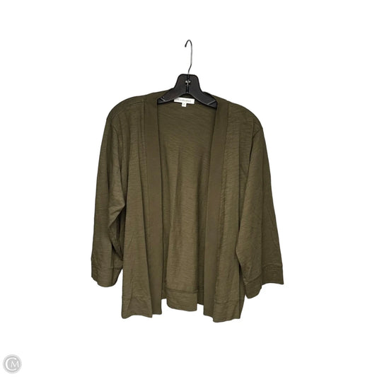 Cardigan By Clothes Mentor In Green, Size: M